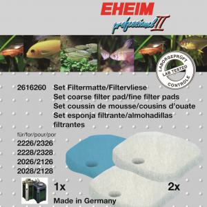סט מסנני ספוג לפילטר חיצוני eXperience/professionel 350
