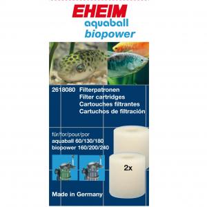 מסנן קרטריג' לפילטרים פנימיים מסדרה biopower ו-aquaball 60-180