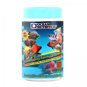 מזון מגורען לדגי קהילת המים המתוקים גודל גרגיר גדול