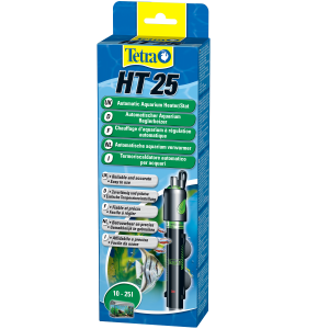 גוף חימום HT 25 לאקווריום בנפח של 10 עד 25 ליטר