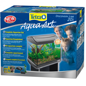 סט אקווריום בנפח 20 ליטר מסדרה Tetra AquaArt Discover Line