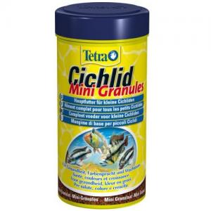 תערובת מזון מגורען עיקרי לכל סוגי הציקלידים בגדלים קטנים, כמו ציקלידים ננסיים
