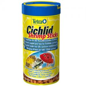 מזון מקלות עיקרי לתזונה מאוזנת ומיטבית לכל הציקלידים הטורפים