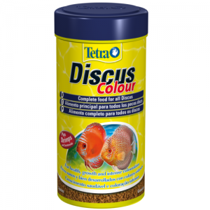 מזון דפים סופר פרימיום המכיל מחזקי צבע לדיסקוסים, סקאלרים, ציקלידים ודגים טרופיים אחרים