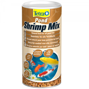 תוסף מזון המכיל שרימפסים וסרטני גמרוס לכל סוגי דגי הבריכה