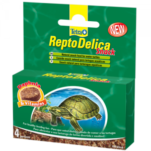 מזון חטיפים לצבי מים המכיל סרטני דפניה