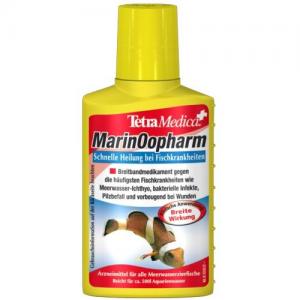 תכשיר תרופתי נגד חיידקים וטפילים לדגי נוי באקווריומים עם מים מלוחים