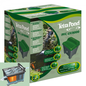 פילטר גרביטציה משולב UV דגם PFC-UV 8000 לכל סוגי בריכות הנוי בנפח עד 8,000 ליטר